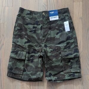 Old Navy Men's Green Camouflage Cargo Shorts